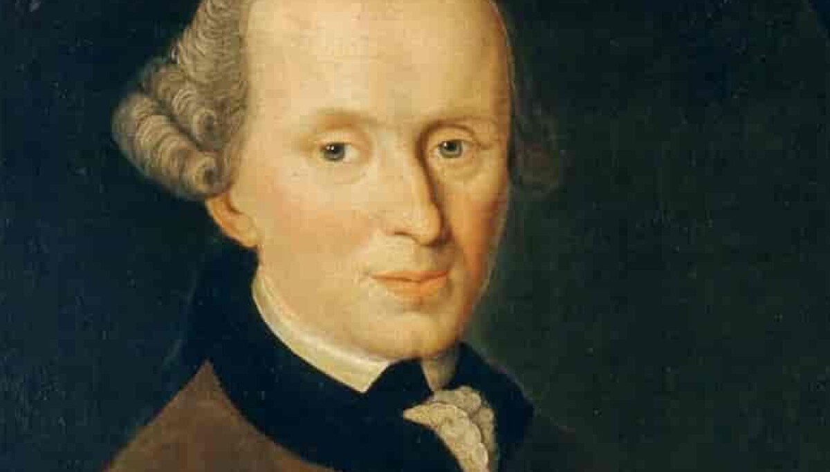 Filosoffen Immanuel Kant (1724 - 1804)